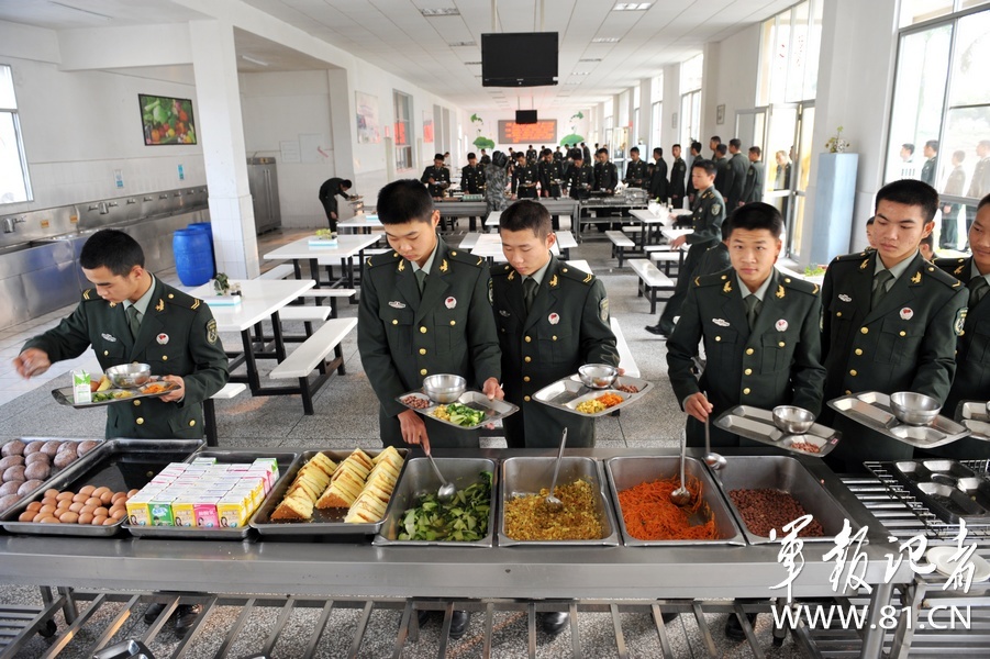food of people's liberation army service men