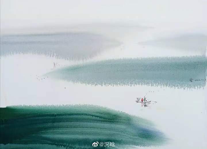 watercolor painting from chinese artists