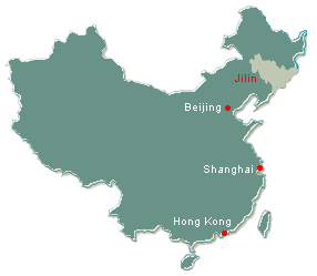location of Jilin province