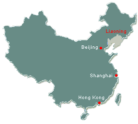 location of Liaoning province