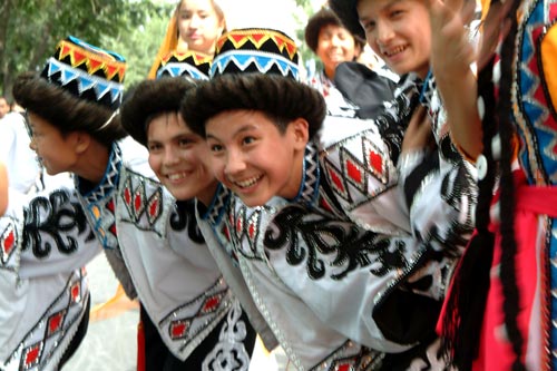 Kazak Children, Kazak Kids, Xinjiang Pictue