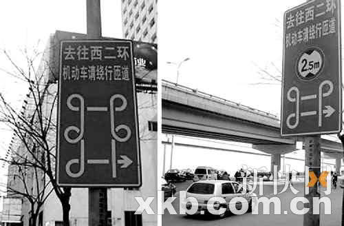 the most confusing traffic sign in beijing