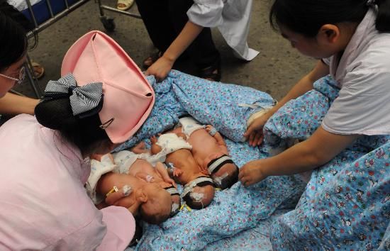 newly born babies. New-orn babies were taken to
