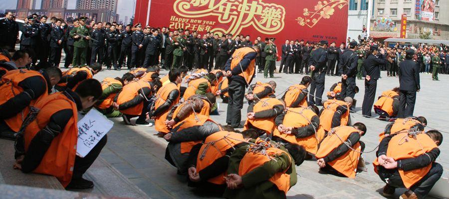 criminals in china, publis humiliation, how china handles criminals