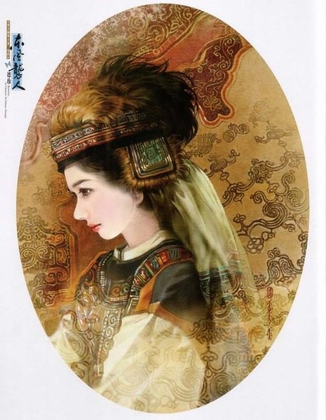 hezhen women dress and accessory