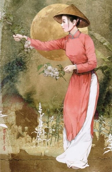 jing woman, dress and accessory