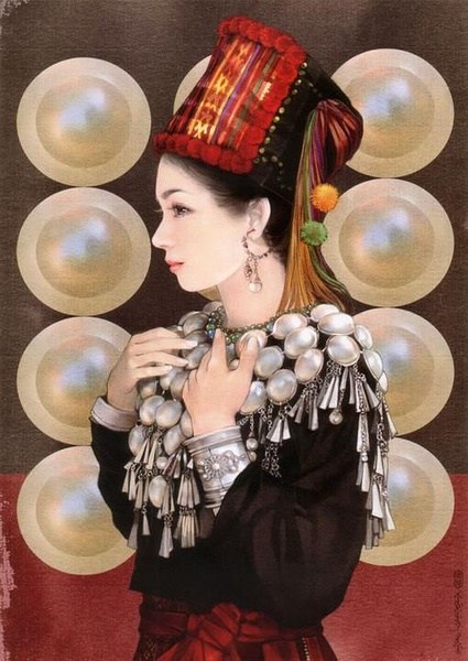 jingpo women dress and accessories