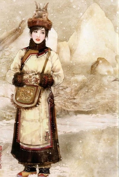 china ethnic oroqen woman