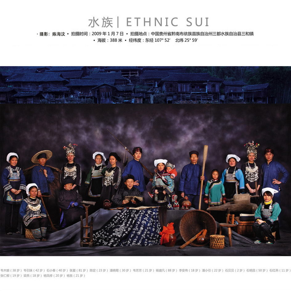 sui people, china ethnic sui, family picture of sui