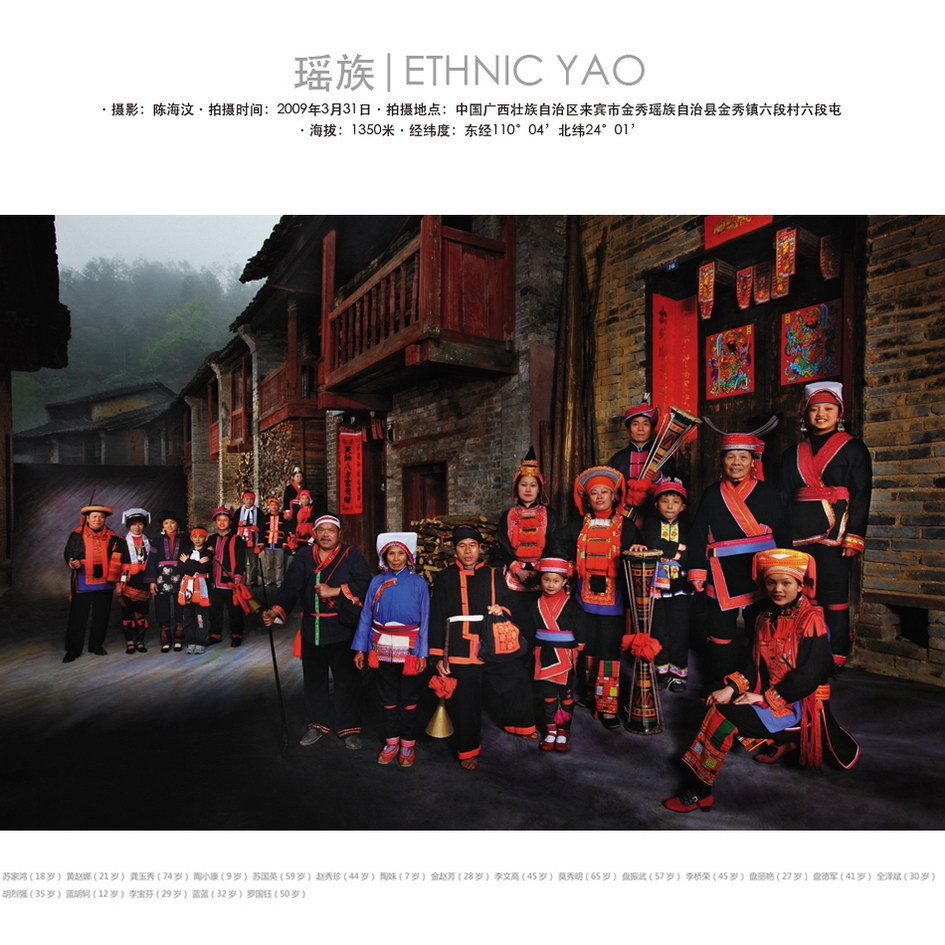 yao people, china ethnic yao family
