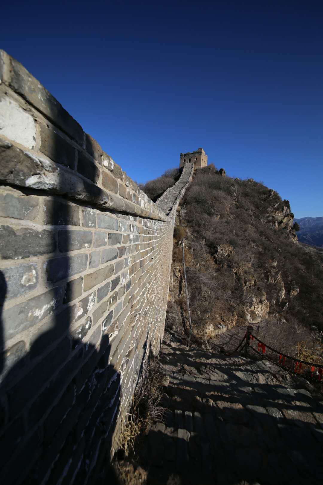 the great wall at simatai section, beijing