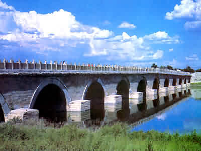 marco polo bridge, lugou qiao bridge, beijing travel