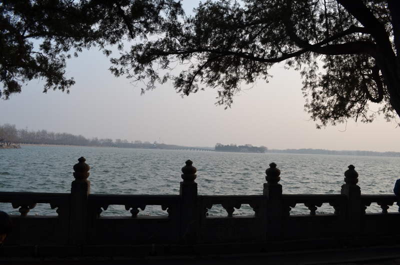 view of kunming lake of summer palace