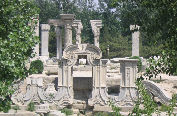 ruins of beijing yuanmingyuan