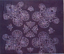 flower, guizhou wax painting art