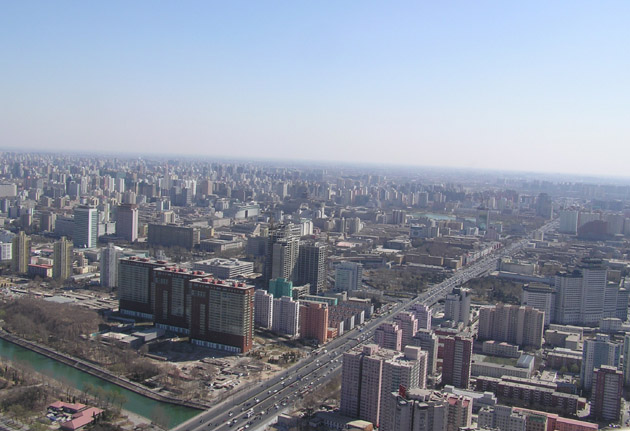 view from the top of central tv tower of beijing, beijing tour guide