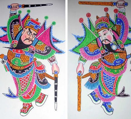 chinese door god, chinese culture and traditions