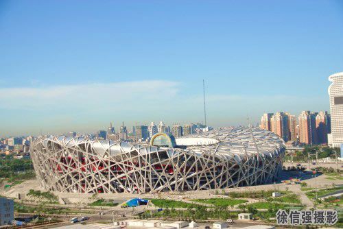 construction pictures of the olympic 