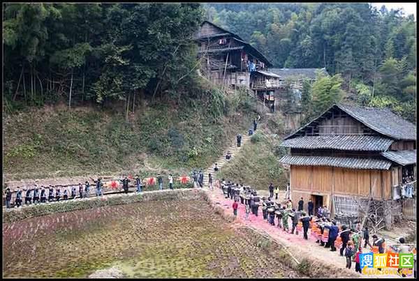 chinese ethnic dong people wedding