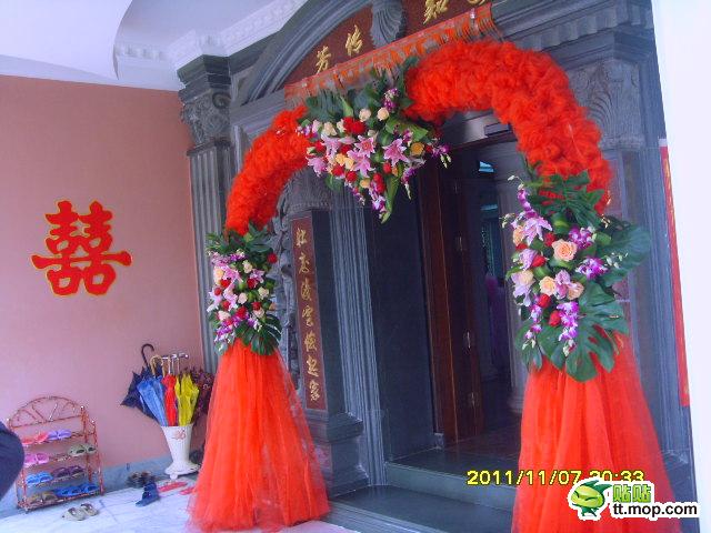 chinese wedding in a rich village of southeast china