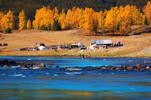 lake kanas, kanas lake of xinjiang